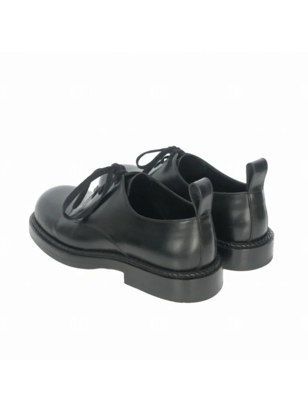 Bottega Veneta Leather Derby Shoes Black